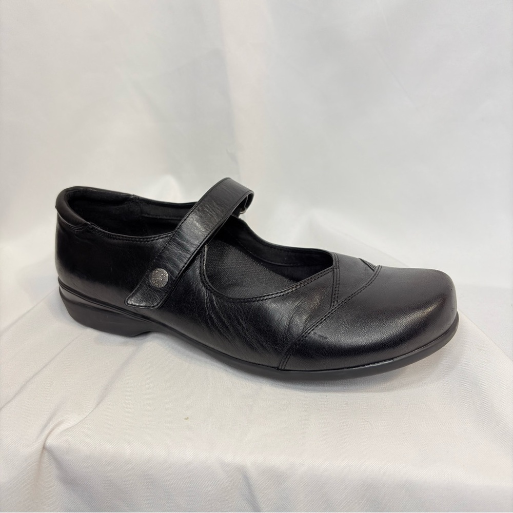 ABEO Abby 24/7 Womens 10 Black Leather Mary Jane Slip Resistant Comfort Shoes